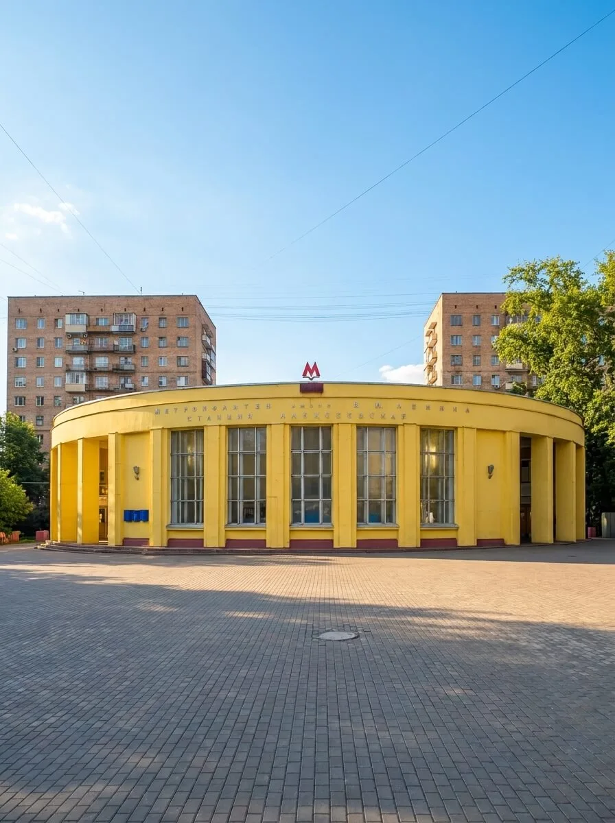 Алексеевская — Станция Московского метрополитена, Калужско-Рижская линия