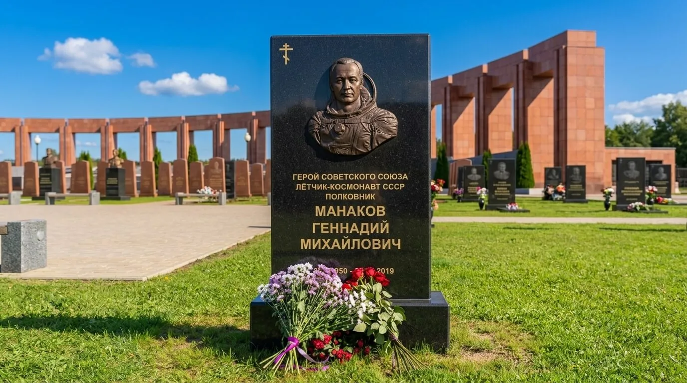 Могила Геннадия Манакова