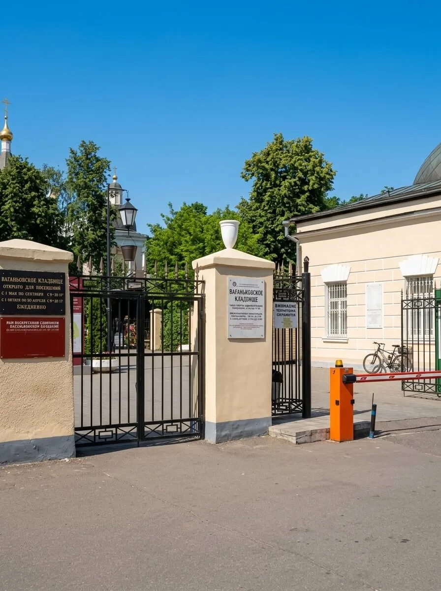Ваганьковское кладбище — Старейшее из сохранившихся кладбищ Москвы, место захоронения многих выдающихся людей страны