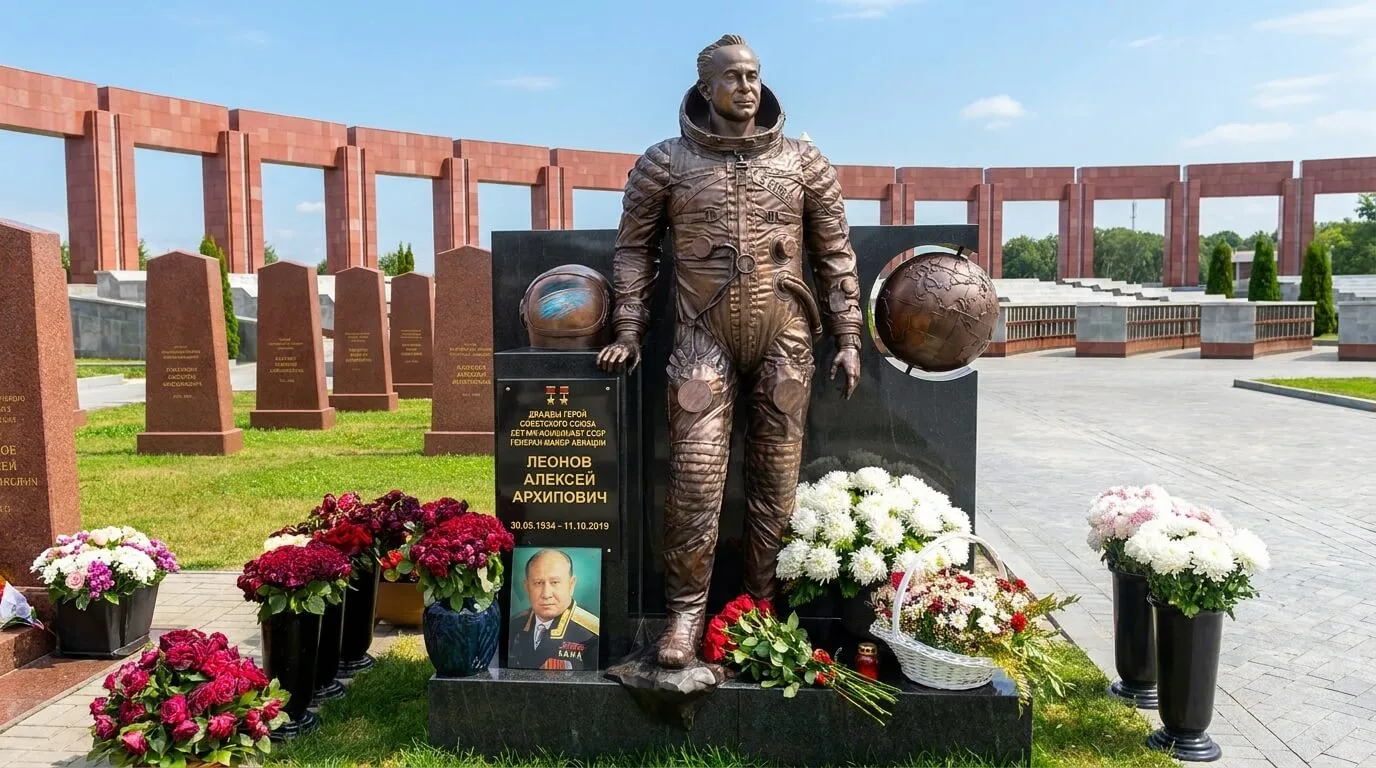 Могила Алексея Леонова