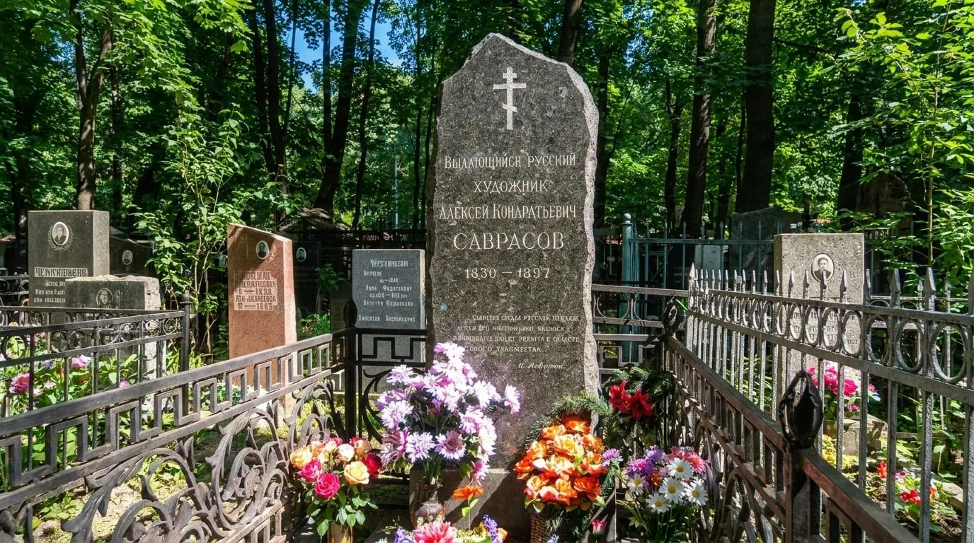 Могила Алексея Саврасова