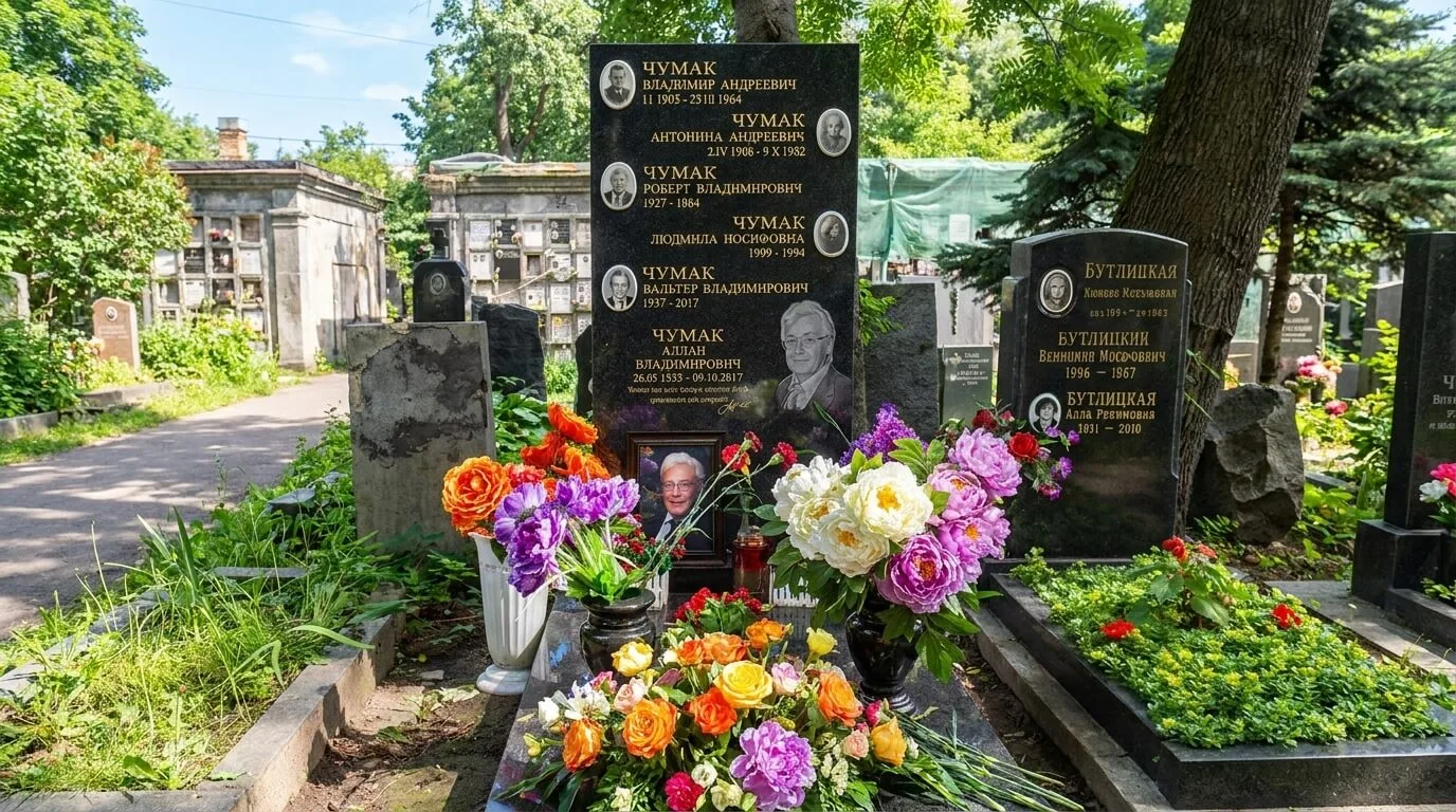 Могила Аллана Чумака
