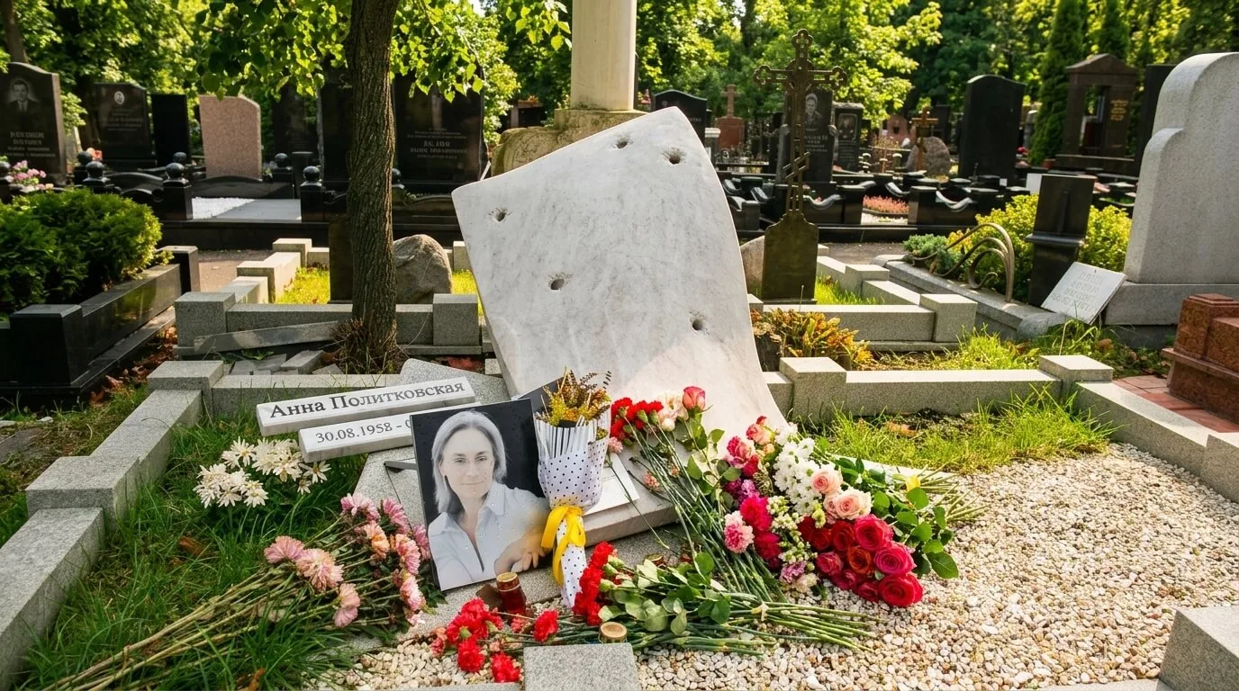 Могила Анны Политковской