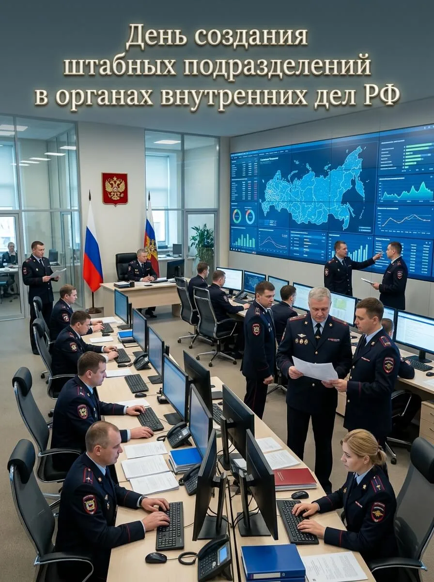 День создания штабных подразделений в органах внутренних дел РФ — Ведомственный профессиональный праздник работников штабов органов внутренних дел
