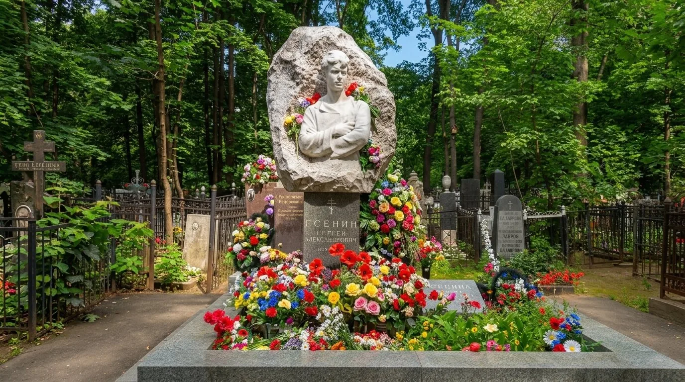 Могила Сергея Есенина